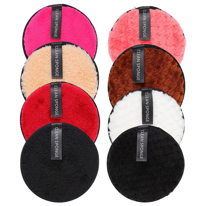 Makeup Removal Pad Manufacturer - Eco Friendly Microfiber Reusable Washable Cotton Face Clean Exfoliator Makeup Remover Cloths