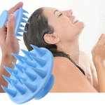 Silicone Shampoo Comb Manufacturer - Factory Soft Waterproof Head Health Care Dandruff Removal Hair Washing Scrubber Tool