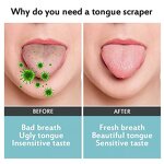 Tongue Scraper Manufacturer - High Quality Home Use Plastic Handle Stainless Steel Reusable Oral Care Cleaning Tool Scrubber