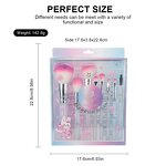 Makeup Brush Set Manufacturer - Custom Gift Box Soft Synthetic Hair Natural Liquid Glitter Handle Facial Foundation Cosmetic Tools