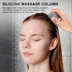 Scalp Care Massager Manufacturer - Custom Logo Soft Silicone Bath Shampoo Hair Brush Washing Head Massage Exfoliator Brushes