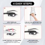 Heated Eyelash Curler Manufacturer - Compact Usb Rechargeable 3D Naturally Ironing Long Lasting Electric Eye Lash Curling Clip