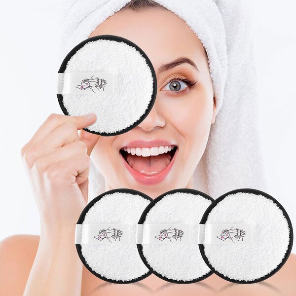 Makeup Remover Pads Manufacturer - Factory Organic Reusable Face Exfoliator Cleaning Wipes ultra Soft Cotton Wipe Set