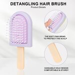 Hair Air Cushion Comb Manufacturer - New Ice Cream Shape Mini Soft Bristles Scalp Massage Detangler for Girls