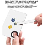 Makeup Spatula Brush Set Manufacturer - Custom Foundation Liquid Cream Mixing Stainless Steel Facial Shadow Mix Palette Tool