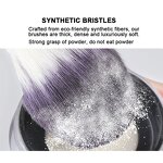 Makeup Brush Set Manufacturer - Custom Logo Professional Synthetic Foundation Powder Concealer Eye Shadows Brushes with Waterproof Bag