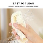 Makeup Remover Gloves Manufacturer - New Colorful Soft Fiber Face Cleansing Reusable Washable Facial Make up Removal Mitts