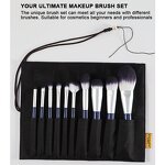 Makeup Brush Set Manufacturer - Custom Logo Professional Synthetic Foundation Powder Concealer Eye Shadows Brushes with Waterproof Bag