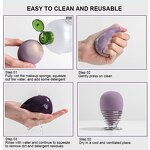 Makeup Sponges Set Manufacturer - Wholesale Multi-Colored Latex-Free Dry Wet Use Small Cosmetic Mini Beauty Egg Tool for Foundation