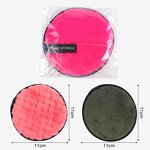 Makeup Removal Pad Manufacturer - Eco Friendly Microfiber Reusable Washable Cotton Face Clean Exfoliator Makeup Remover Cloths