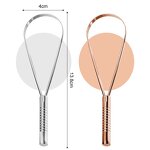 Metal Tongue Scraper Manufacturer - New Long Life Time Premium Hygienic Stainless Steel Bad Breath Treatment for Adults
