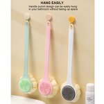 Back Scrubber Brush Manufacturer - Long Handle Gentle Exfoliating Mesh Sponge Shower Body Skin Massage for Men Women