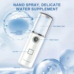 Facial Nano Spray Manufacturer - Hot Selling Skin Care Moisturizing Bottle USB Rechargeable Portable Handy Mini Electric Fine Mist Sprayer