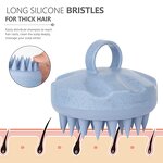 Scalp Massager Comb Manufacturer - Eco-friendly Silicone Head Washer Shower Scrubber for Dandruff Removing