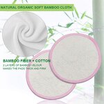 Eye Clean Pads Set Manufacturer - Eco-Friendly Soft Bamboo Cotton Washable Makeup Remover Cloths for All Skin Types