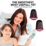 Hair Styling Brush Manufacturer - Personalize Large Curved Fluffy Rib Comb Wet Dry Salon Detangler for Female