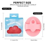 Silicone Bath Brush Manufacturer - Custom Loofah Body Handheld Exfoliator Massage Back Cleaning Scrubber for Sensitive Skin