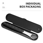 Tongue Cleaner Manufacturer - High Quality Food Grade Stainless Steel Silicone Handle With Travel Case Custom Logo Packaging