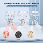 Eyelash Curler Manufacturer - Portable Diamond Wide Handle Stainless Steel Cosmetic False Eyelash Curling Clip