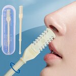 Nose Hair Trimmer Manufacturer - New Portable Double Head Nasal Shaver Manual Safe 360 Degree Rotating for Women Men