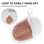 Makeup Remover Glove Manufacturer - Customization Logo Soft Microfiber Reusable Scrubbing Cleaning Face Towel Mitts for Spa