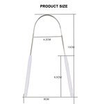 Tongue Scraper Manufacturer - High Quality Home Use Plastic Handle Stainless Steel Reusable Oral Care Cleaning Tool Scrubber