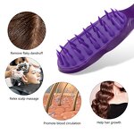 Hair Growth Comb Manufacturer - Custom Private Label Dandruff Treatment Deep Cleansing Scalp Scrubber for All Hair Types