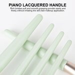 Makeup Brush Set Manufacturer - Custom Logo Soft Animal Hair Synthetic Highlight Face Powder Blush Concealer Brushes with PU Bag