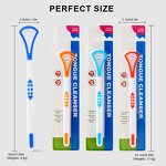 Tongue Scraper Manufacturer - Eco Friendly Reusable 3 Layer Kids Adult Oral Hygiene Teeth Care Cleaning Pink Tongue Cleaner