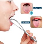 Metal Tongue Scraper Manufacturer - New Long Life Time Premium Hygienic Stainless Steel Bad Breath Treatment for Adults