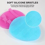 Silicone Body Brush Manufacturer - Custom Gentle Exfoliating Soft Bristle Hygienic Shower Skin Massage Scrubber Pad