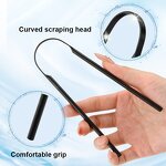 Tongue Scraper Manufacturer - Non Disposable 100% Stainless Steel Reduce Bad Breath Oral Care Tool for Kids Adults