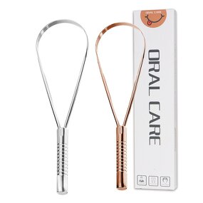 Metal Tongue Scraper Manufacturer - New Long Life Time Premium Hygienic Stainless Steel Bad Breath Treatment for Adults