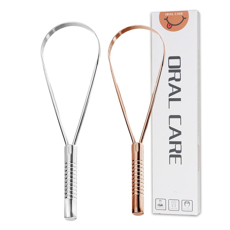 Metal Tongue Scraper Manufacturer - New Long Life Time Premium Hygienic Stainless Steel Bad Breath Treatment for Adults