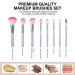 Makeup Brush Set Manufacturer - Custom Gift Box Soft Synthetic Hair Natural Liquid Glitter Handle Facial Foundation Cosmetic Tools