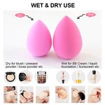 Makeup Tool Kit Manufacturer - Custom Gift Box 8Pcs Synthetic Brush Set Eyelash Curler Powder Puff Beauty Sponge Cosmetics Kit