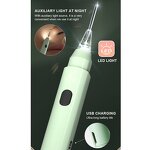 Electric Blackhead Removal Tool Manufacturer - Professional 5-in-1 Pimple Popper Face Acne Needle Comedone Extraction Kit with LED Light