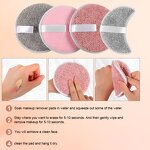 Makeup Remover Pads Manufacturer - Customized Logo Reusable Microfiber Washable Cotton Face Skin Cleansing Make up Remove Wipes