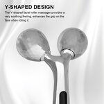 Facial Roller Manufacturer - OEM Custom 3D ABS Body Lifting Massager Metal Beauty Bar for Slimming Legs Arms