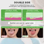 Plastic Tongue Scraper Manufacturer - Wholesale 100% BPA Free Oral Care Hygiene Coating Cleaning Brush Reusable Soft Rubber Tool