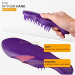 Hair Growth Comb Manufacturer - Custom Private Label Dandruff Treatment Deep Cleansing Scalp Scrubber for All Hair Types