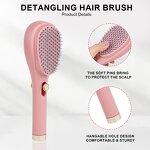 Massage Comb Manufacturer - Custom Retractable Anti-static Scalp Cleaning Fluffy Portable Hair Straightening Tool