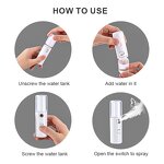 Facial Nano Spray Manufacturer - Hot Selling Skin Care Moisturizing Bottle USB Rechargeable Portable Handy Mini Electric Fine Mist Sprayer