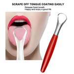 Tongue Scraper Manufacturer - High Quality Stainless Steel Medical Grade Oral Hygiene Care Cleaner Tool for Adults & Kids