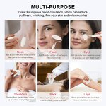 Facial Massager Roller Manufacturer - Wholesale Jade Roller Guasha Set Resin Plastic Non Natural Stone Face Skin Care Tool