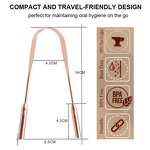 Tongue Cleaner Manufacturer - Wholesale Surgical Grade Stainless Steel Dental Oral Care Cleaning Tools Fresh Breath for Adults