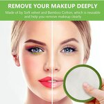 Eye Clean Pads Set Manufacturer - Eco-Friendly Soft Bamboo Cotton Washable Makeup Remover Cloths for All Skin Types
