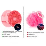 Silicone Bath Brush Manufacturer - Custom Loofah Body Handheld Exfoliator Massage Back Cleaning Scrubber for Sensitive Skin