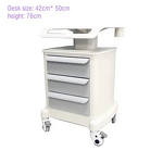 Beauty Trolley Cart Stand Manufacturer - Economical With Tray Salon Use Trolley