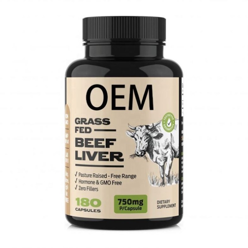 Beef Liver Supplement  and Most Bioavailable Natural Heme Iron Grass Fed Beef Liver Capsule for Sales